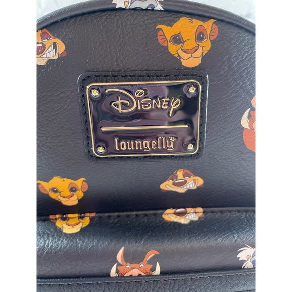 Loungefly Disney NWT The Lion King Black Mini Backpack RARE - Picture 2 of 12